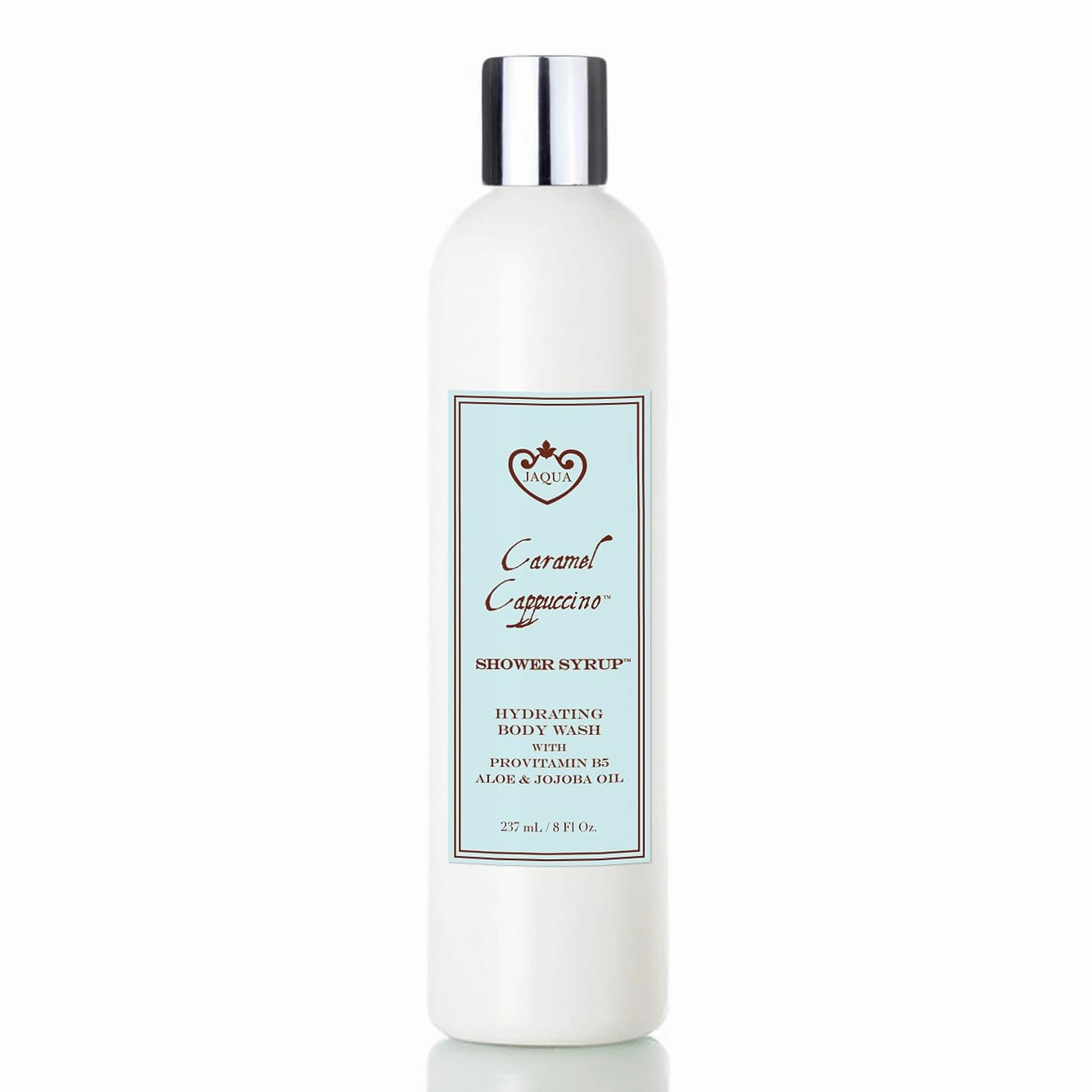 Shower Syrup Vegan Hydrating Body Wash with Jojoba and Rosehip Oil - Caramel Cappuccino