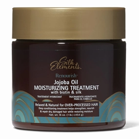 Silk Elements Renourish Jojoba Oil Moisturizing Treatment, Vitamin E, Hydrating, Strengthening
