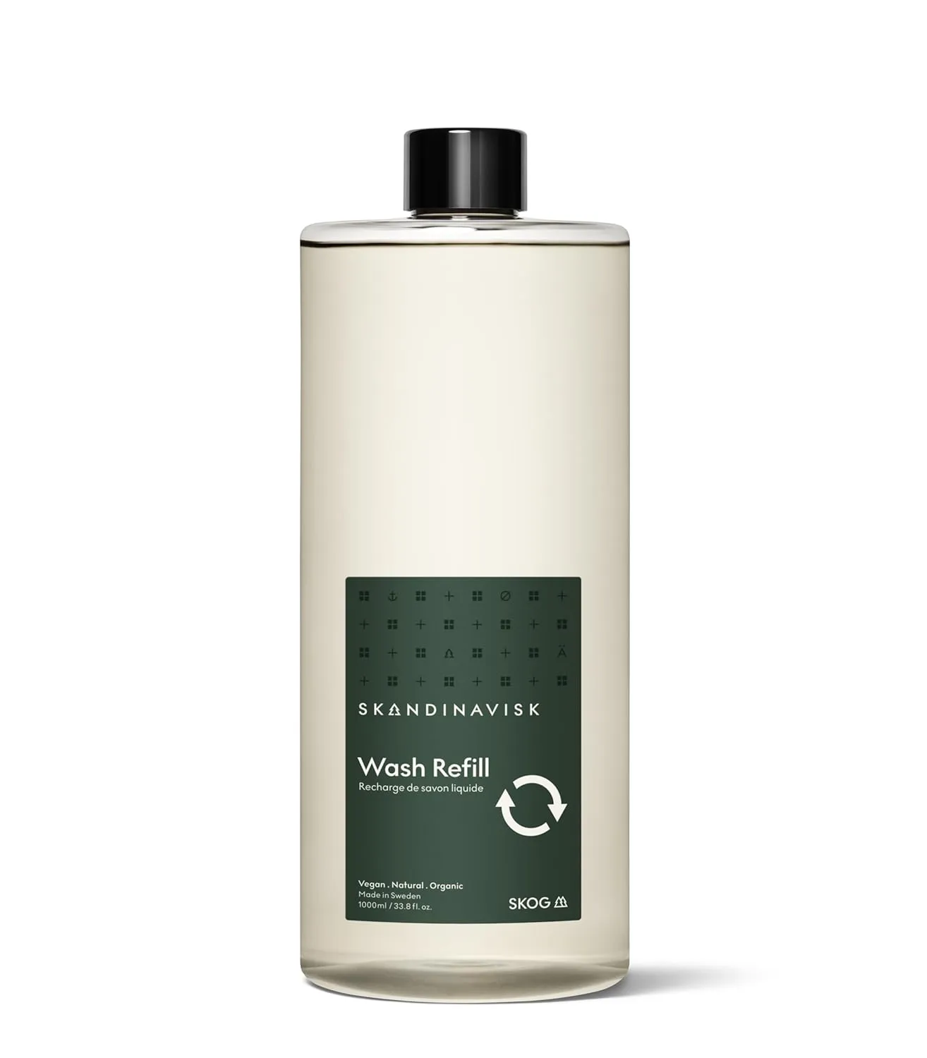 Skandinavisk SKOG ‘Forest’ Hand & Body Wash Refill, Scent Notes: Pine Needles and Fir Cones, Birch Sap and Woodland Lily of the Valley, 33.81 fl. oz.