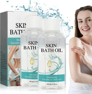 Skin Bath Oil So Soft & Sensual, Original Skin Bath Oil So Soft, Skin Moisturizing Smoothes & Softens Skin Soft, Original Skin Bath Oil for Women & Men(2PCS)