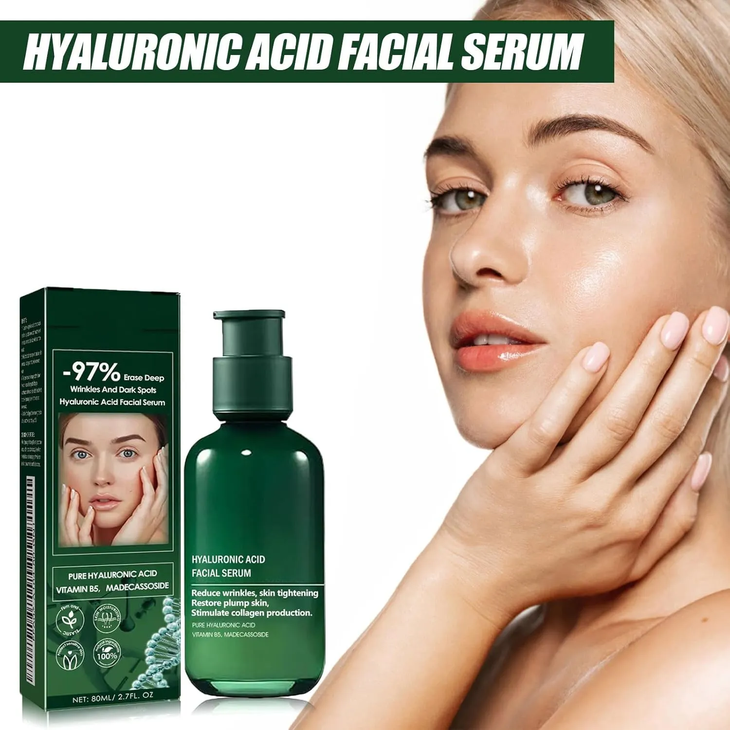 Skin Firming Rejuvenating Serum, Skin Firming Serum for Face and Neck, Skin Firming Serum, For All Skin Types (3pcs)