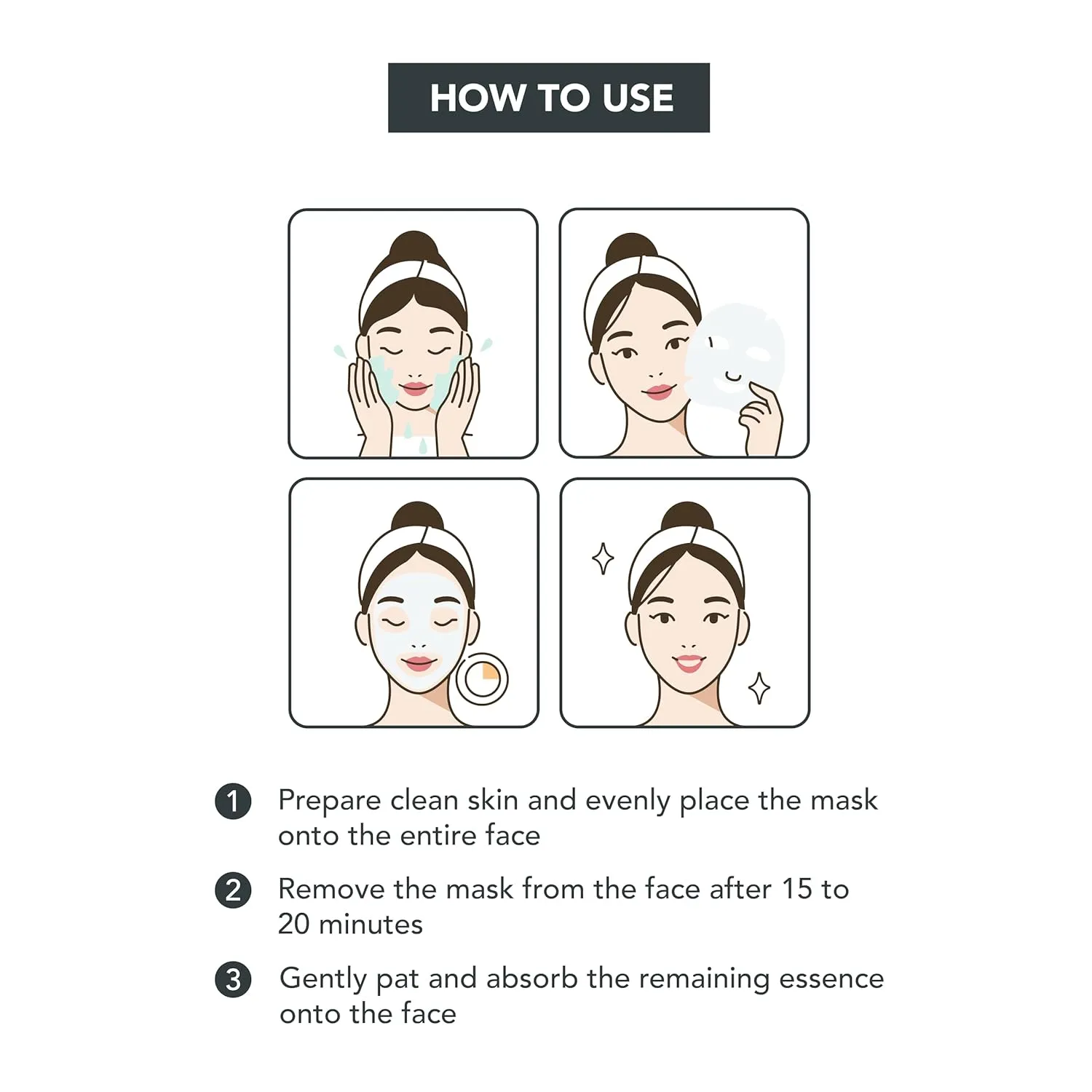 SKIN627 Bulk 24PK Face Masks Skincare, Facial Mask, Sheet Masks Korean (24PK Moisturizing)