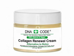 Skin Care No Neddle Alternative-100% Natural Vegan Cell Renewal Cream for Face Neck, Non Greasy, Deep Hydrate-Jojoba, Olive, Rosehip, Argan, Evening Primrose Oil Blend and More.