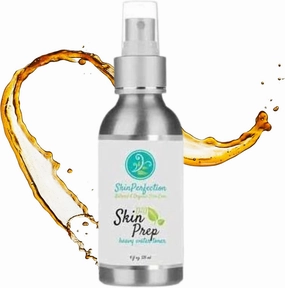 Skin Perfection D20 Skin Prep Toner Mist Astringent Heavy Water Hydrating Borage Oil Omega 6 Cucumber Gamma Linolenic Acid Paraben Free Chirally Correct 4 Oz