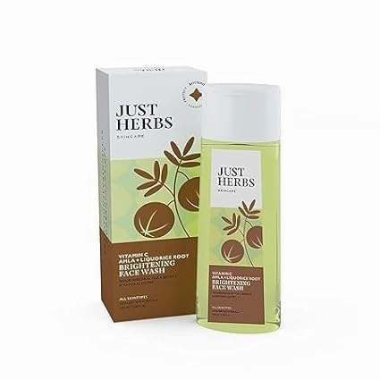 Skin-Rejuvenating Ayurvedic Face Wash Cleanser Powered with Vitamin C, Amla & Liquorice Root for Skin Hydration, Hyperpigmentation & maintains pH level - 100 ML