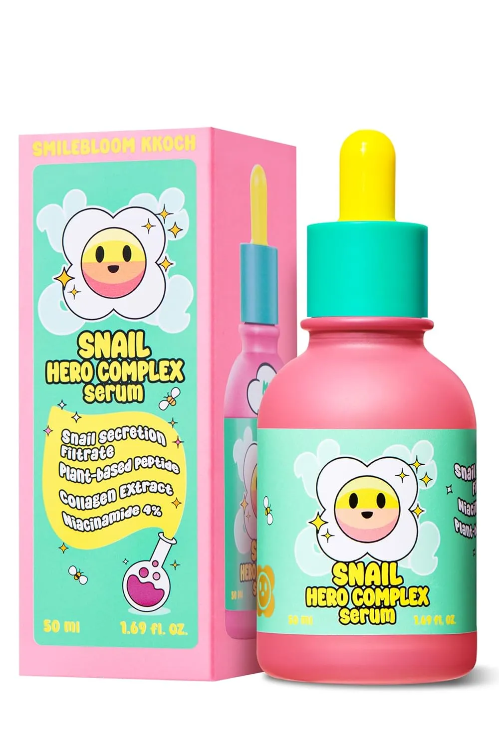 Snail Mucin 85% Face Serum 1.69 fl oz 50ml | Hydrating Skin Care Packed with Vegan Collagen & Peptide | Age-Defying Korean Face Moisturizer