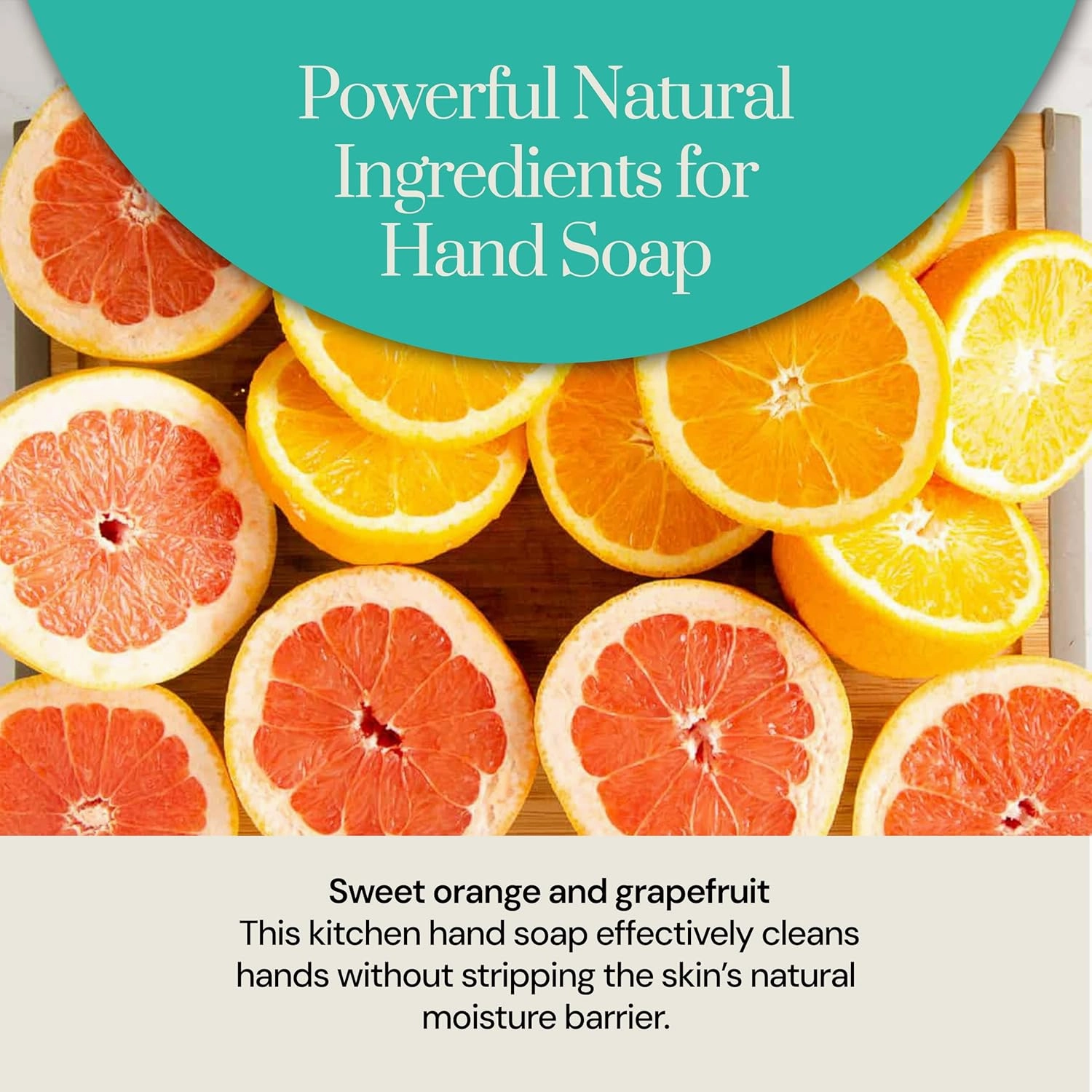 Soapstones Foaming Hand Soap - 250ml Moisturizing, Soft and Hydrating Formula in a Refillable Bottle - Sweet Orange, Lemongrass and Grapefruit Infused Foam Hand Soap (8.05 Ounce (Pack of 1), Enliven)