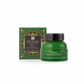 SPA CEYLON HAPPY Uplifting Balm | Citrus Spearmint essential oil balm | Naturally Refreshing | Revitalizing | 100% Vegetarian | 25g (25 g, Lemongrass)