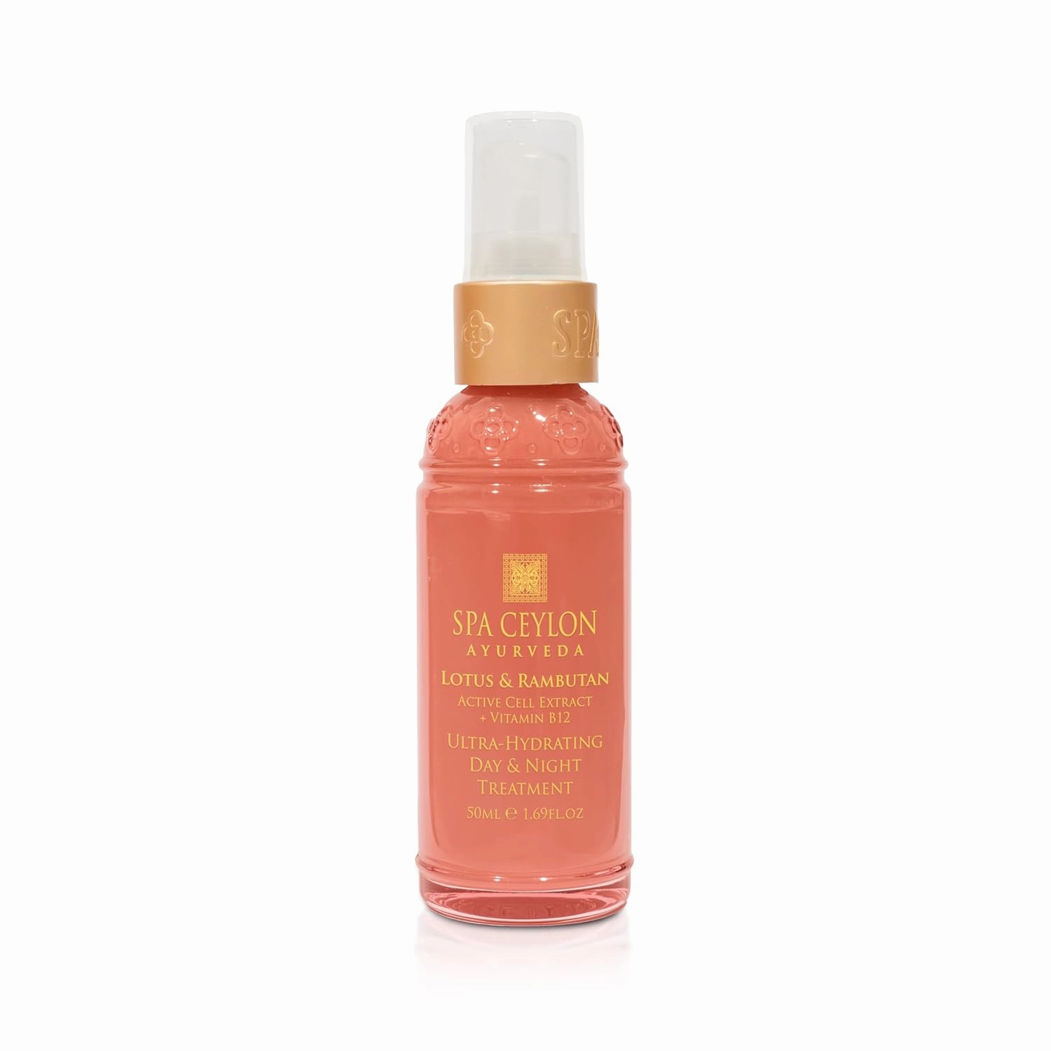 SPA CEYLON Lotus & Rambutan Ultra-Hydrating Day & Night Treatment | Natural Formula | Night Moisturizer for Face | Daily Face Moisturizer | For Sensitive Skin | 50ml