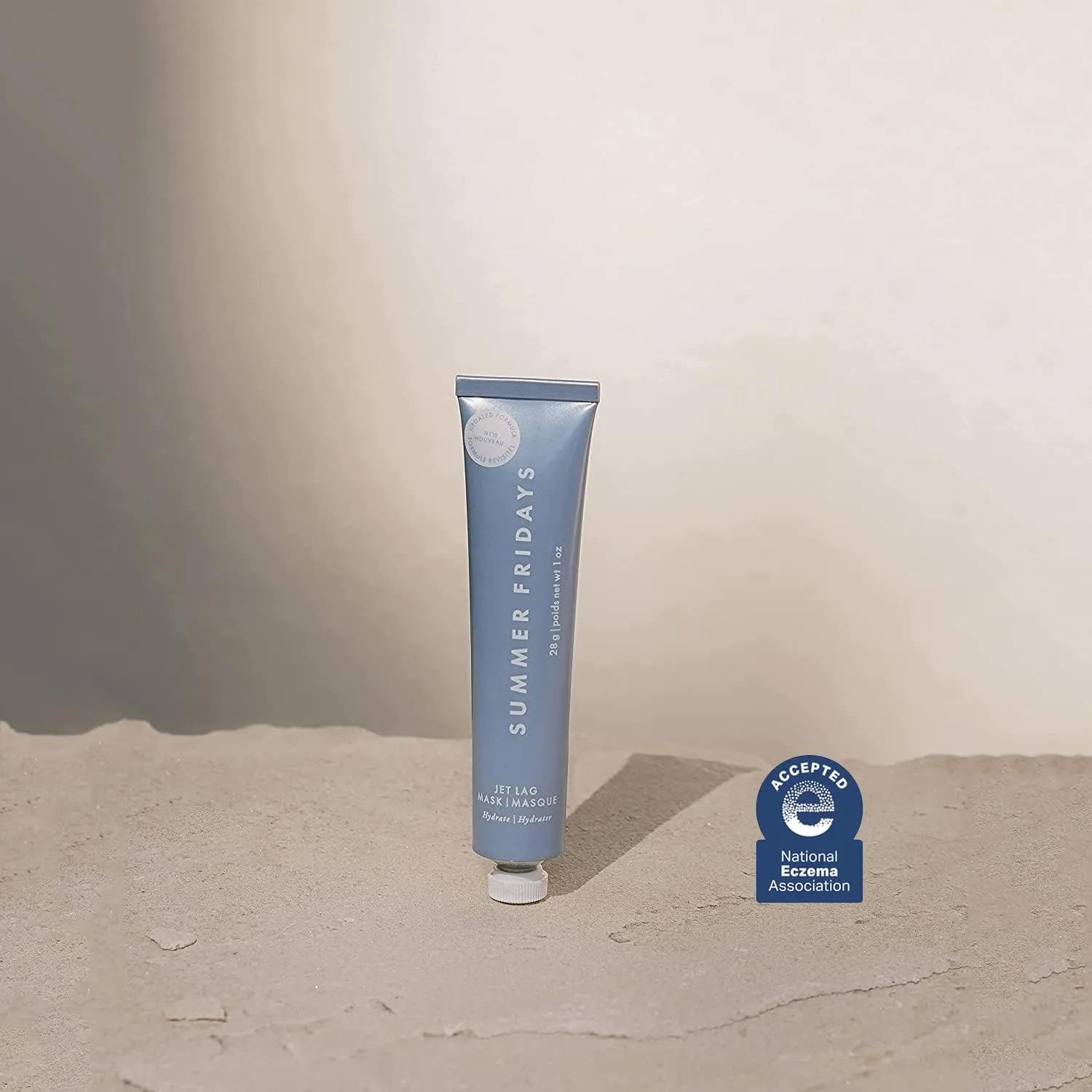 Summer Fridays Jet Lag Mask Mini - Hydrating Face Moisturizer   Mask - Enriched with Hyaluronic Acid, Niacinamide, Glycerin   Antioxidants Helps Nourish Skin for a Renewed   Radiant Complexion (1 Oz)