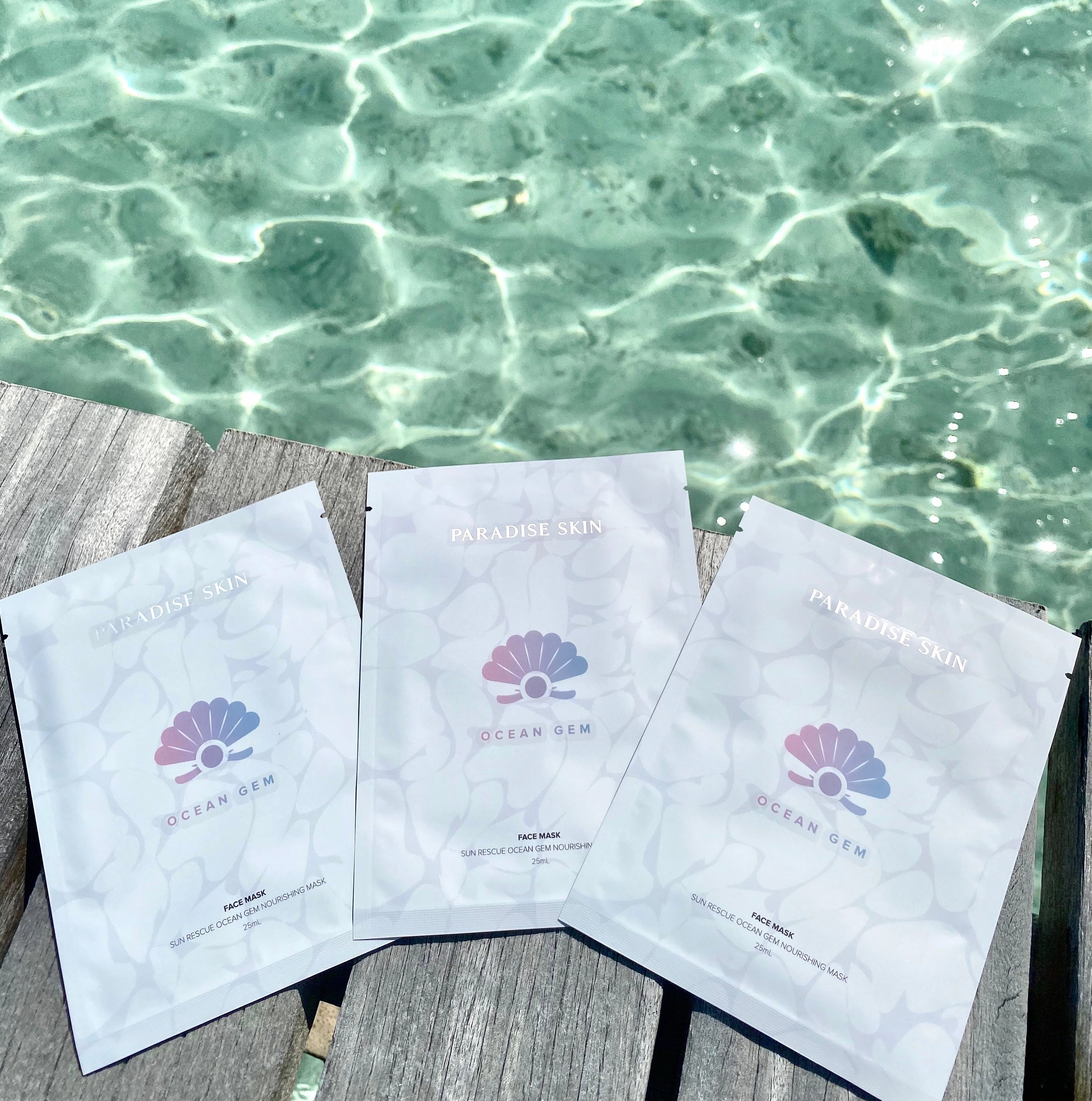 SUN RESCUE - OCEAN GEM NOURISHING MASK -4pack
