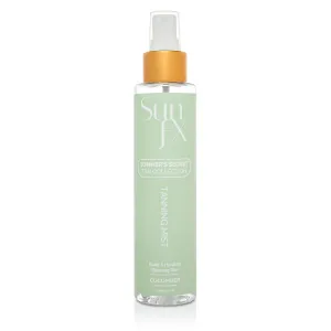 SunFX Tanning Mist for Face & Body | Ultra Hydrating | Hyaluronic Acid | Vegan | Cruelty-Free | Long Lasting Self Tanner Cucumber - 5floz