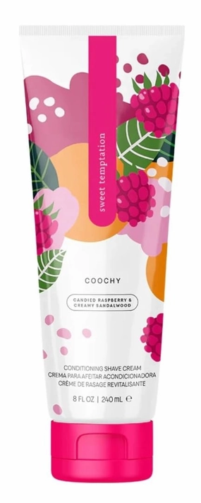 Sweet Temptation Conditioning Shave Cream, Candied Raspberry & Sandalwood, 8 FL OZ, Sulfate-Free