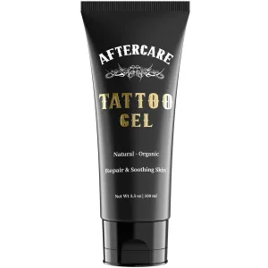 Tattoo Aftercare Soothing Gel - 3.5 OZ, Tattoo Gel for Repair & Soothe Skin, Tattoo Aftercare Supplies for New Tattoos Care, Cooling Relief Skin With Aloe Vera Ingredients