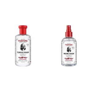 THAYERS Rose Petal, Alcohol-Free, Hydrating Toner 12 Oz   Mist Toner 8 Oz (2 Pack)