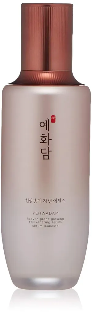 The Face Shop Yehwadam Heaven Grade Ginseng Rejuvenating Serum | Gentle & Low-Irritant Formula for Skin Firmness & Brightness | Naturally Derived for Eye Skin Brightness, 1.52 Fl Oz