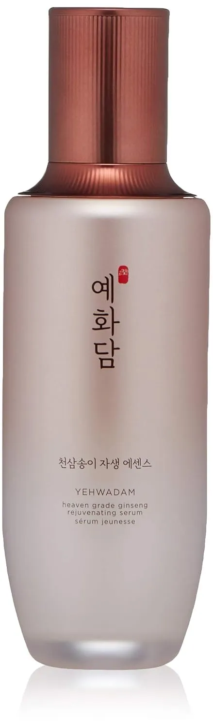 The Face Shop Yehwadam Heaven Grade Ginseng Rejuvenating Serum | Gentle & Low-Irritant Formula for Skin Firmness & Brightness | Naturally Derived for Eye Skin Brightness, 1.52 Fl Oz