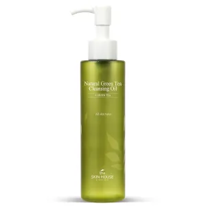 THE SKIN HOUSE Natural Green Tea Cleansing Oil 5.07 fl.oz Deep Cleansing, Pore, Blackead Removal, Makeup Removal | Korean Facial Cleanser, 150ml