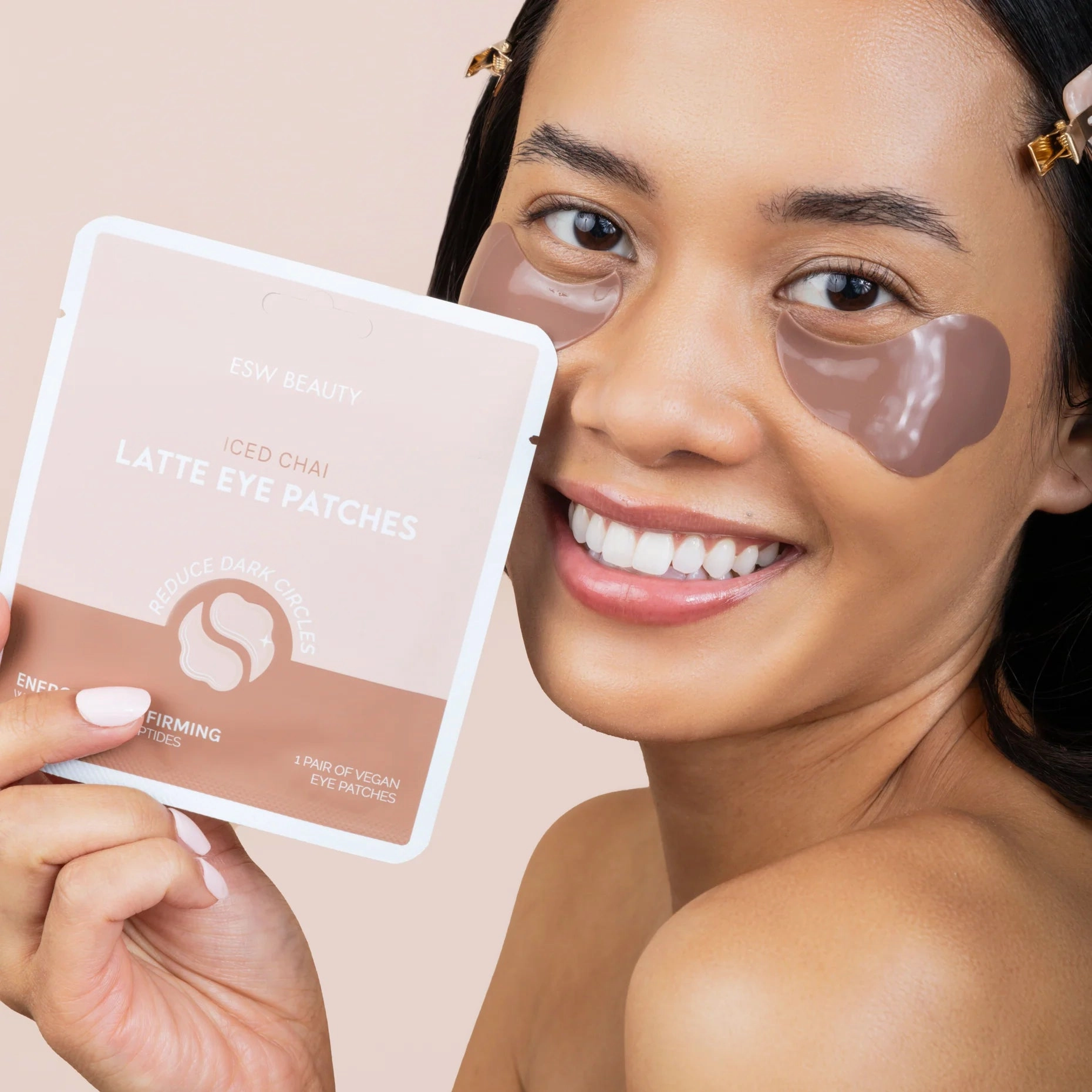 The Latte Eye Patches - Iced Chai Latte