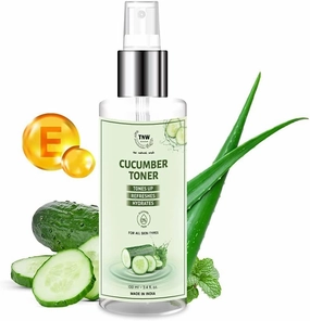 The Natural WASH - Cucumber Pore Tightening Toner | pH Balanced for Face Reduces Inflammation | Prevent Acne, Wrinkles, Oil Control, Makeup Removal for Men & Women