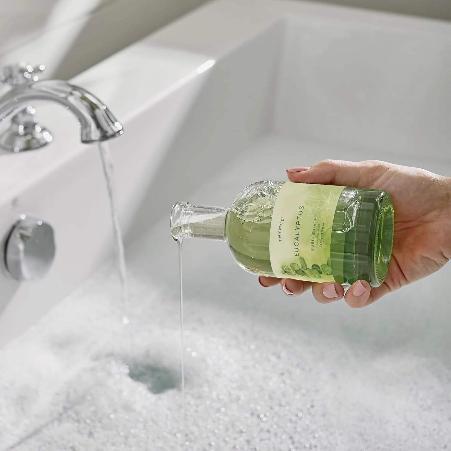 Thymes Bubble Bath - 11.5 Fl Oz - Eucalyptus