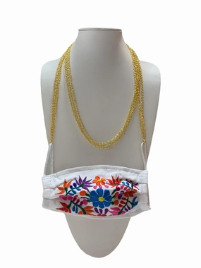 Triple Link Chain Face Mask Necklace / Lanyard