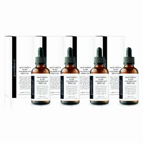 Triple Strength B5 (6.5%) and Hyaluronic Acid (4%) Drench Gel (w/Vit C 10% and E 2.5%) – 30ml / 1 fl oz (4 bottles)