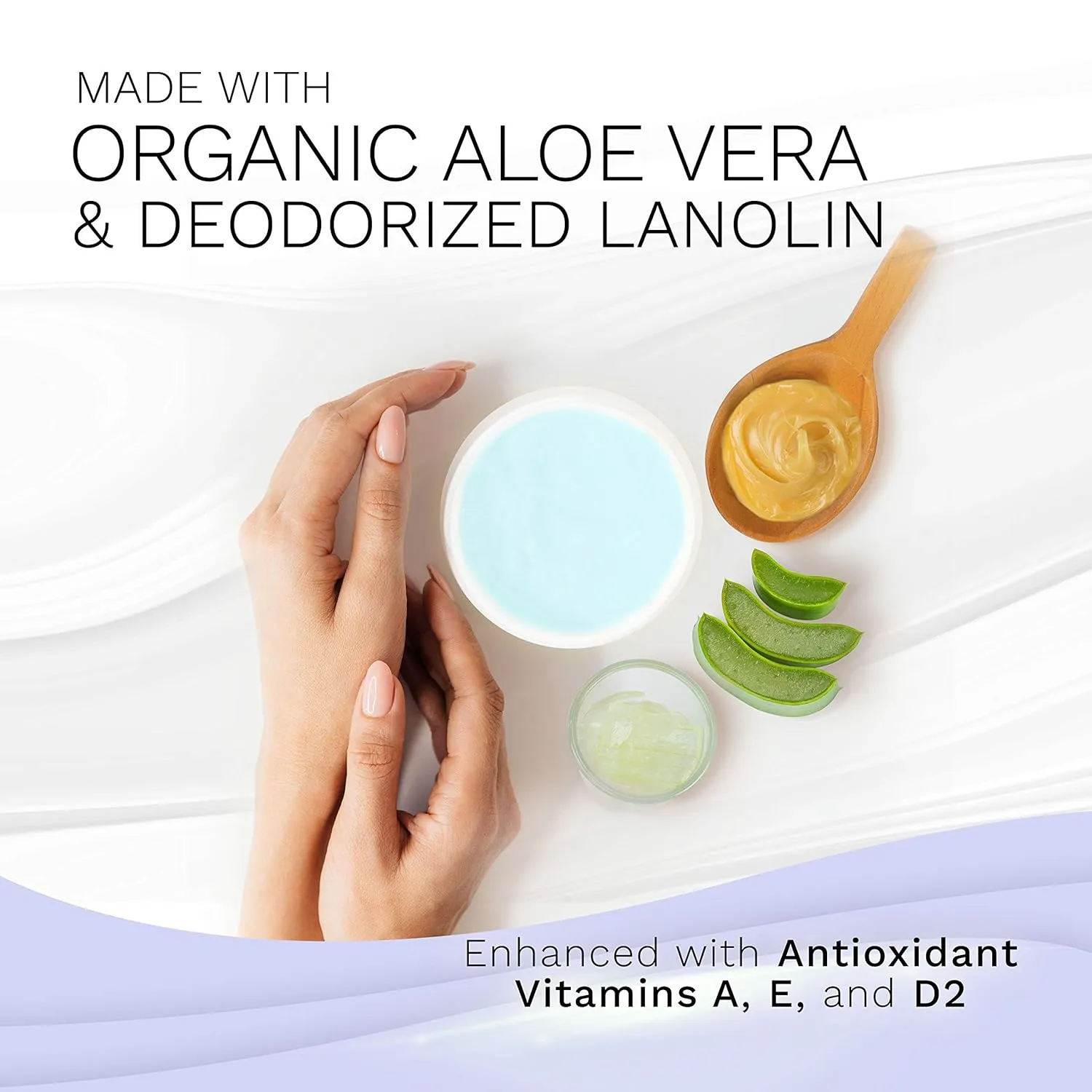 ubalm Blue - Salon Formula Aloe Vera Replenishing Night Cream With Light Floral Fragrance (16 fl oz) by makers of Original Udder Balm