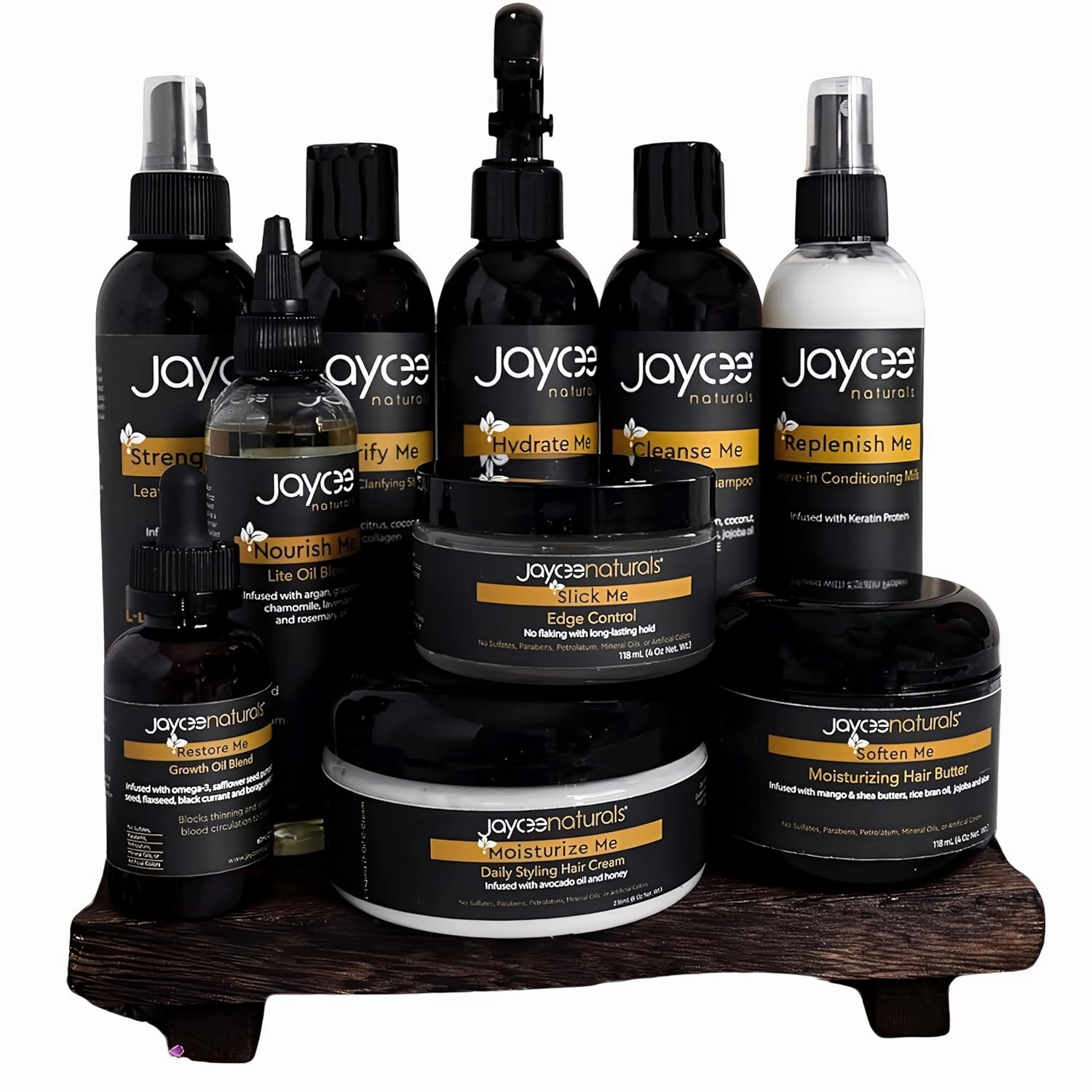 Ultimate Care Bundle - Full Product Line to Clean, Condition, Hydrate, Moisturize, Oil, and Style Your Hair - Shampoo, Conditioner, Butter, Cream, Oil, Sprays, Edge Control