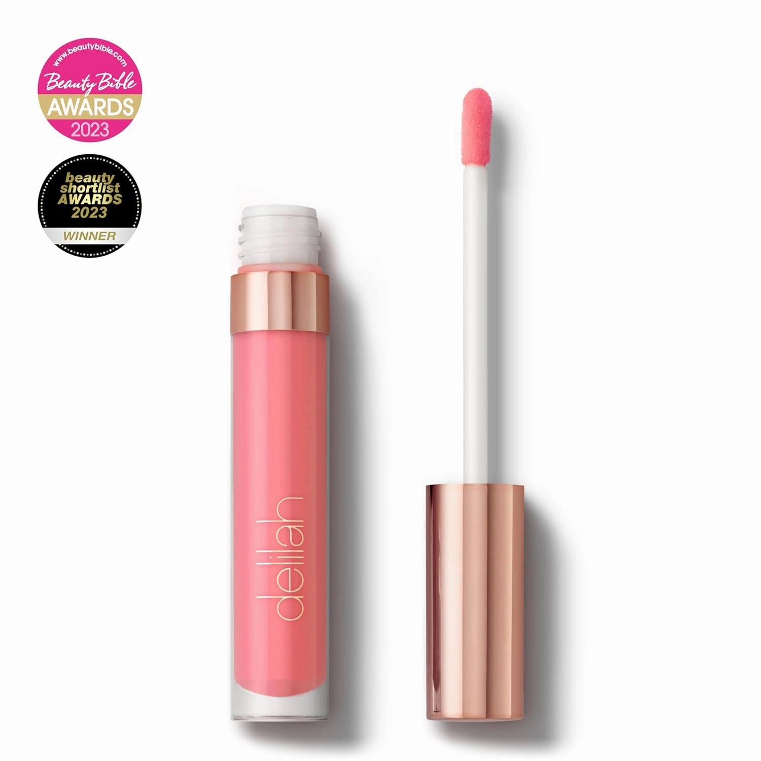 Ultimate Shine Lip Gloss - Amalie - Long Lasting, Hydrating, Non-Sticky & Moisturizing Vegan Formula - Vitamin E - Paraben Free - Cruelty Free - Glossy Finish - 0.22 Oz
