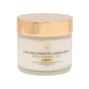 Ultra Skin Corrector Cream – Radiance-Enhancing & Hydrating Face Moisturizer, Balances Skin Tone, with Kojic Acid, Vitamin C, Alpha-Arbutin & Glutathione – 2 oz