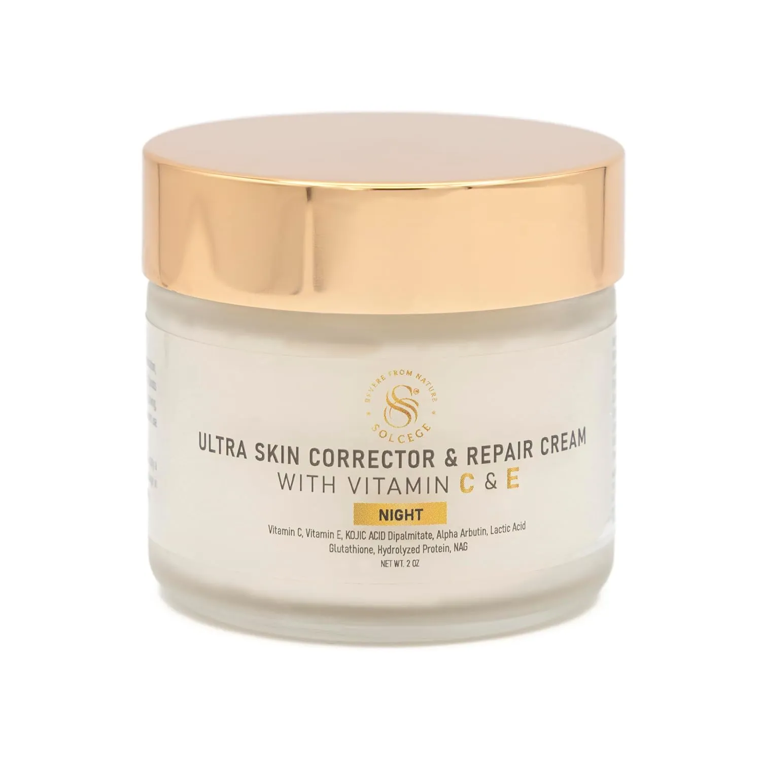 Ultra Skin Corrector Cream – Radiance-Enhancing & Hydrating Face Moisturizer, Balances Skin Tone, with Kojic Acid, Vitamin C, Alpha-Arbutin & Glutathione – 2 oz
