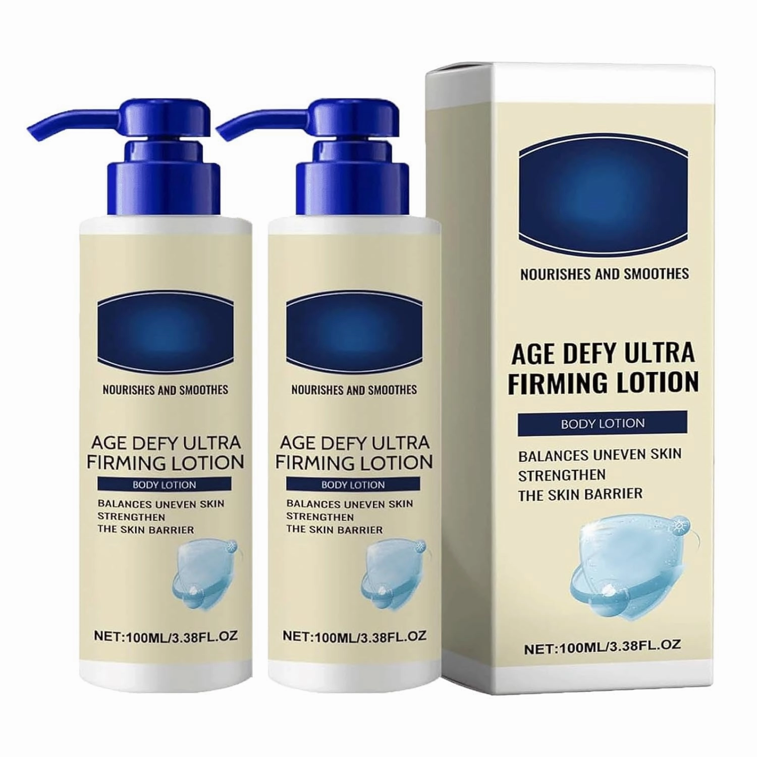 Ultra Firming Cream, Body Lotion Repairs Dry Skin, Moisturizes, Brightens Body Lotion, Skin Tightening Cream with Collagen and Elastin (2)
