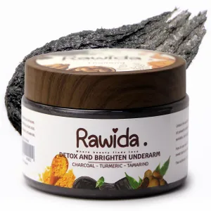 Underarm Detox Scrub with Activated Charcoal for Fresh, Even-Toned Skin – Gentle Armpit Scrub to Reduce Odor & Discoloration - Armpit Detox for Women & Men to Cleanse, Moisturize, & Brighten