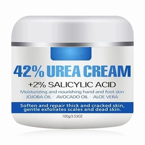 Urea Cream for Foot 42%  2% Salicylic Acid, Foot & Hand Cream for Feet Maximum Strength Moisturizes Nourishes Softens Dry, Rough, Exfoliates Dead Skin Callus Remover For Feet 3.53oz