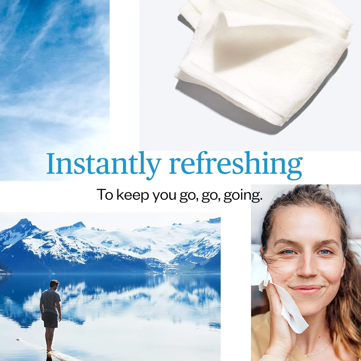 Ursa Major Essential Face Wipes | Natural, Biodegradable, Cruelty-Free | Cleanse, Exfoliate, Soothe and Hydrate | Individually Wrapped | 40 count