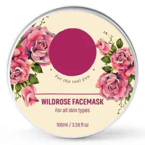 V-illvah,Store Wild Rose Face Mask For Glowing Skin | Brightening | With Aloe Vera And Rose Water | Goodness Of French Pink Clay | Suitable For All Skin Types | For Men & Women | 100Gm