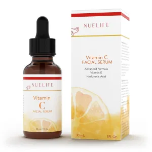 Vitamin C Facial Serum – Fast Absorbing, Vitamin E, Hyaluronic Acid, Amino Acids, and a Natural Anti-Aging Formula that moisturizes, enhances, and promotes a youthful, radiant complexion.