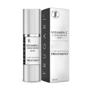 Vitamin C   Hyaluronic Acid Face Serum, Ultra-Radiance Skin Care Treatment, Hydrating Vitamin C Serum for Dry Skin, Powerful Face Moisturizer for Soft, Luminous Skin, 30 ml
