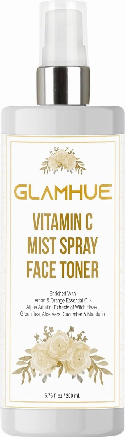Vitamin-C Mist Spray FACE Toner with Lemon & Orange Essential Oil, Alpha ARBUTIN, Green Tea, Aloe Vera, Cucumber & Mandarin | Pack of 1 | 200 ML