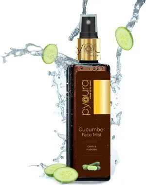 Viva Refreshing Hydrating Cucumber Face Toner Mist 100 ml, Cooling Hydrating Toner for Sunburn, Natural and Alcohol-Free Face Toner, Pore Tightening, Toner for Oily Dry Combination Skin