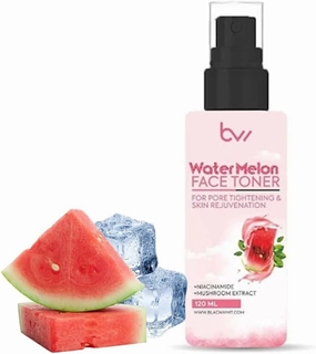 Watermelon Face Toner Mist with Mushroom, Cucumber, Tea Tree & Aloevera Extract/Pore Minimizing Tightening & Skin Rejuvenation, Natural Toner Spray -120 ml