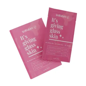 Wellnature™ The Original Overnight Deep Collagen Mask - It's Giving Glass Skin Sleep Mask - Deep Hydrating Bio-Collagen   Oligo-Hyaluronic Acid Facemask Korean Skincare For All Skin Types, Pack of 4