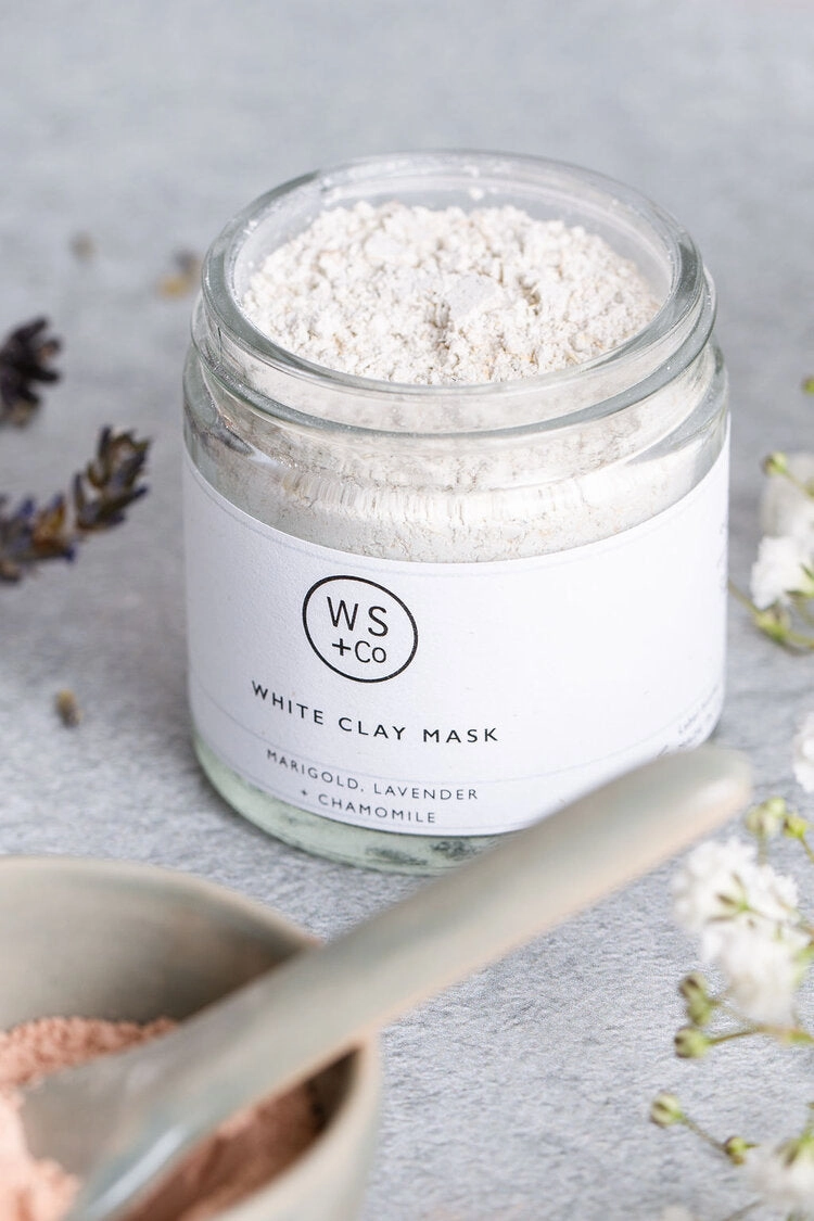 White Clay Face Mask from Wild Sage   Co