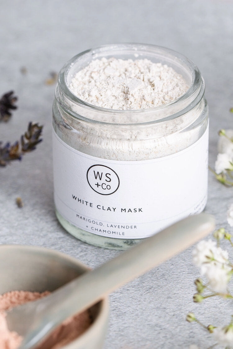 White Clay Face Mask from Wild Sage   Co