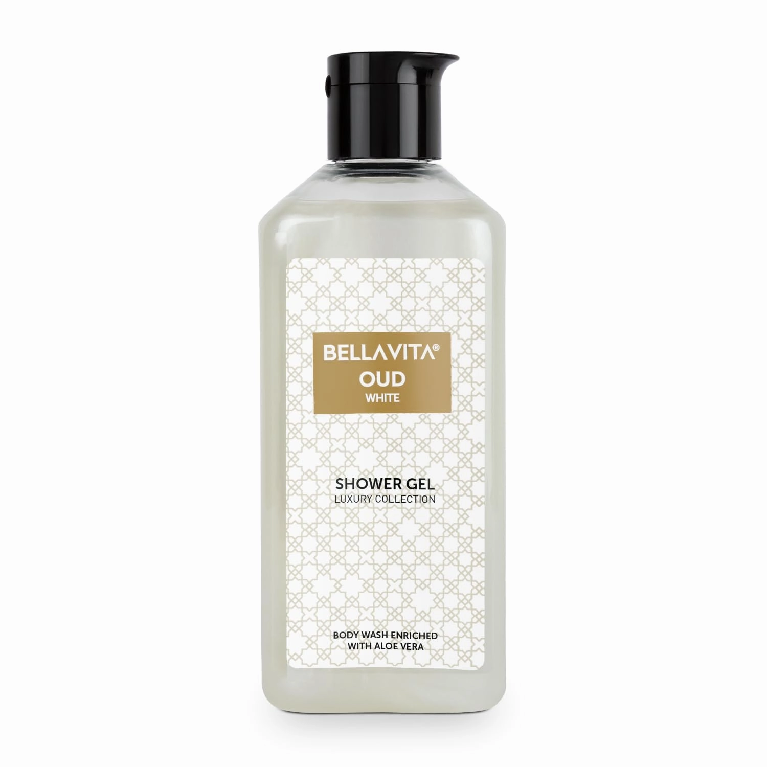 White Oud Unisex Body Wash (250ml) / Refreshing Shower Gel for Men and Women/Deep Cleansing, Hydrating and Moisturising Skin with Aloe Vera.