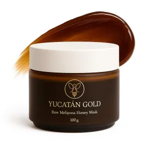 Wild Melipona Honey Face Mask – Rare, Hydrating Skincare for Dry or Sensitive Skin – Smoothing Facial Treatment with Natural Enzymes & Skin-Loving Antioxidants