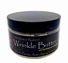 Wrinkle Butter Anti-Aging Night Cream Hydrates Skin and Boost Collagen for Psoriasis and Eczema with Earthworm Pooh Extract
