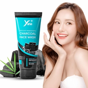 Yana Charcoal Face Wash & Cleanser for Women By Korean Technoloy