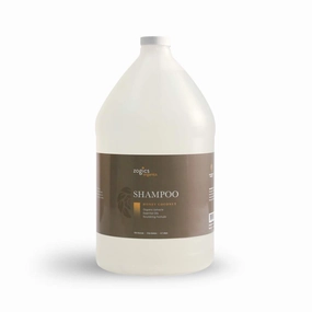 Zogics Organics Shampoo – Organic Shampoo for Women and Men, Hydrating Hair Shampoo with Natural Ingredients like Aloe Vera, Avocado, and Calendula Oil (Honey Coconut Scent, 1 Gallon)